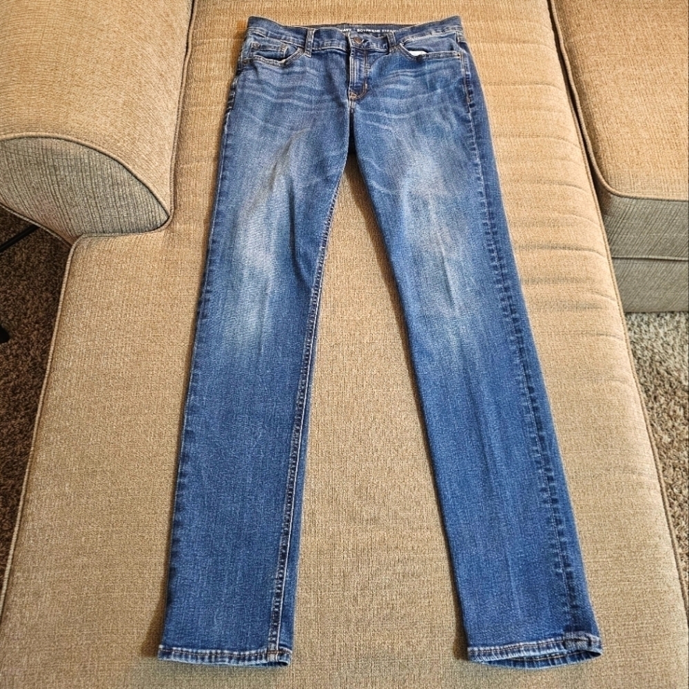 Old Navy Boyfriend Straight North Star Casual Blue Denim Jeans Size 6 Tall